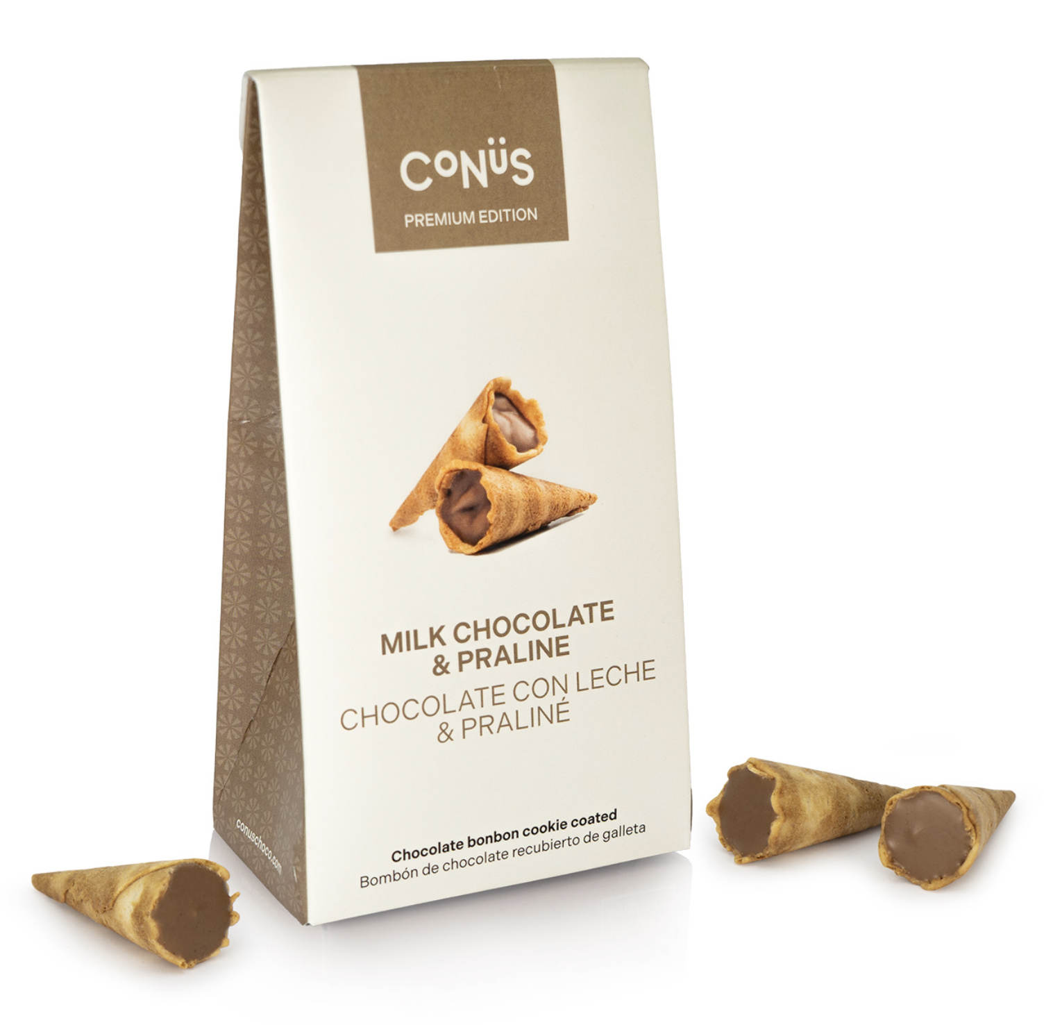 Conüs Choco blanco y praliné